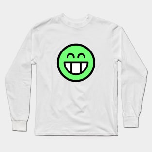 Emoji Smiley cheeky grin Long Sleeve T-Shirt